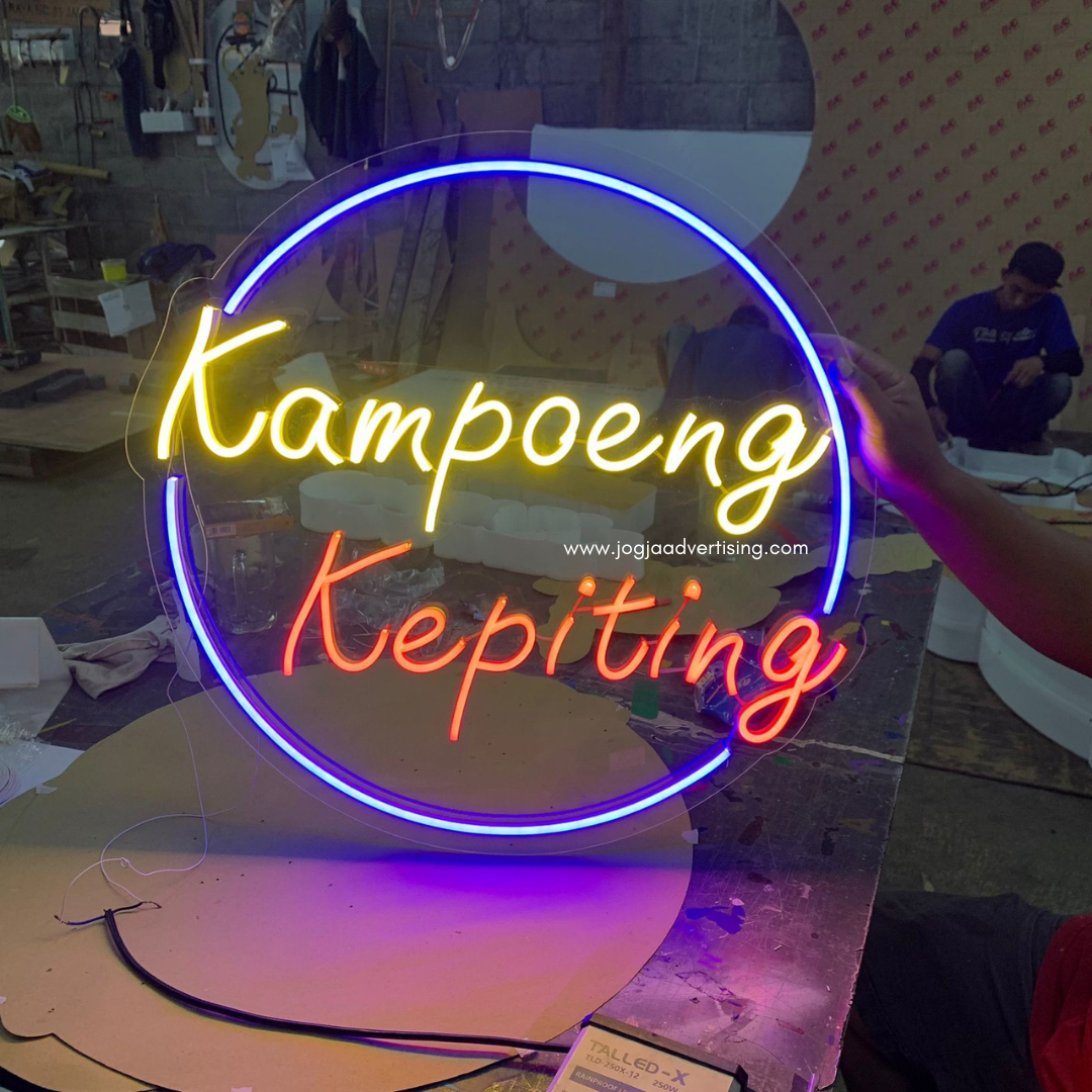 Jasa Pembuatan Neon Signage Neon Flex Jogja Jasa Pembuatan Neon Box